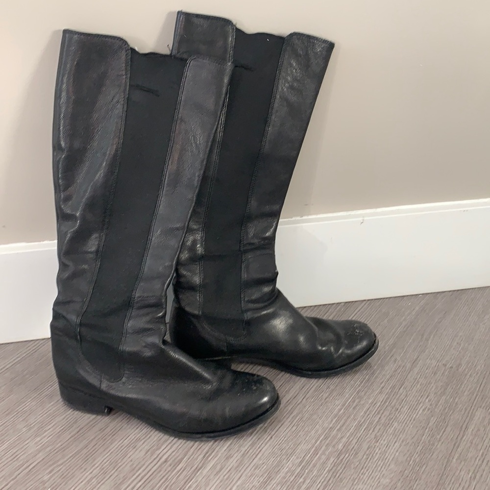 Cole haan nike air tall black boots